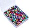 20,000 Pcs Bulk Loose Sequins Round Cup Sequins Iridescent Spangles Flat Beads with Storage Box for Crafts, Sewing, Slime, Wedding, Christmas DIY Arts Crafts, 80 Grams, 6 mm